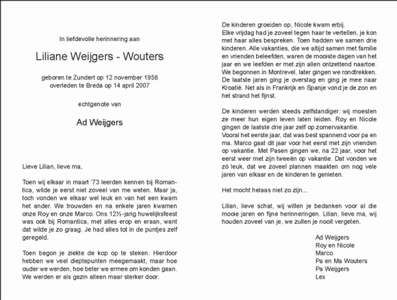 Bidprentje - tekst